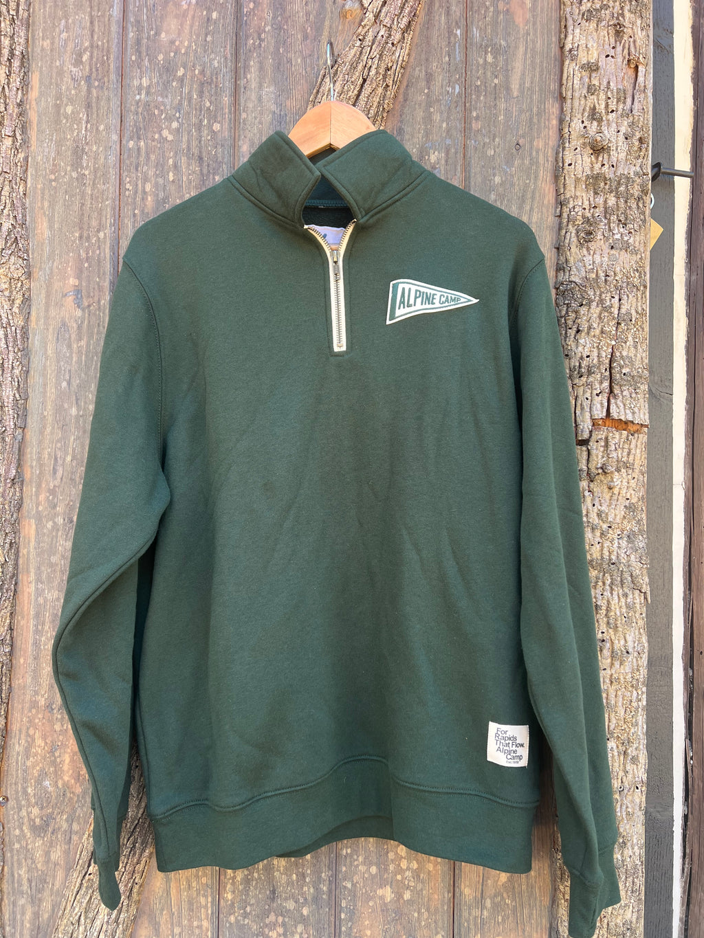 1/4 Zip Pennant Sweatshirt